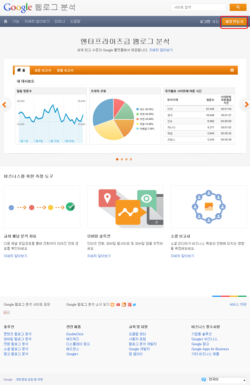 구글 Analytics 이용하기