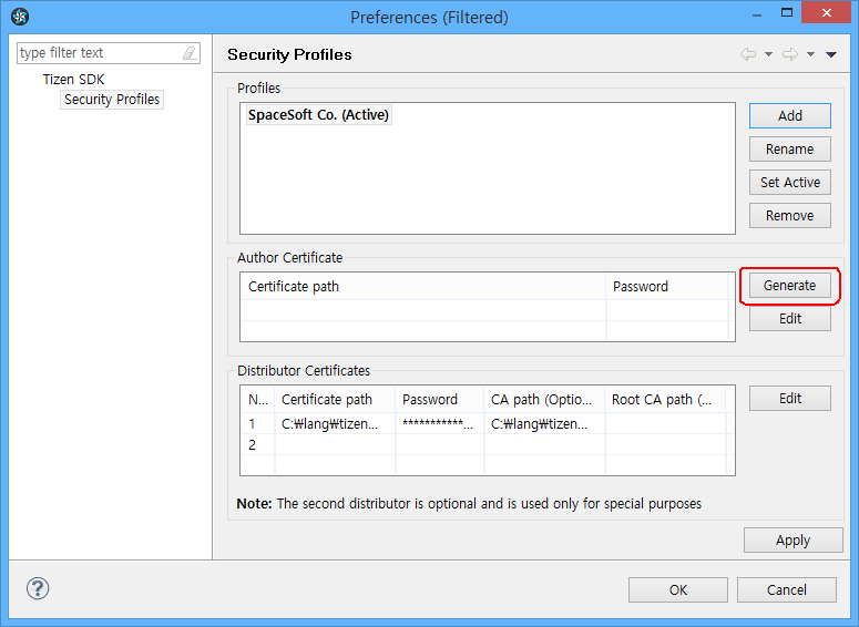 Tizen Security Profiles 만들기