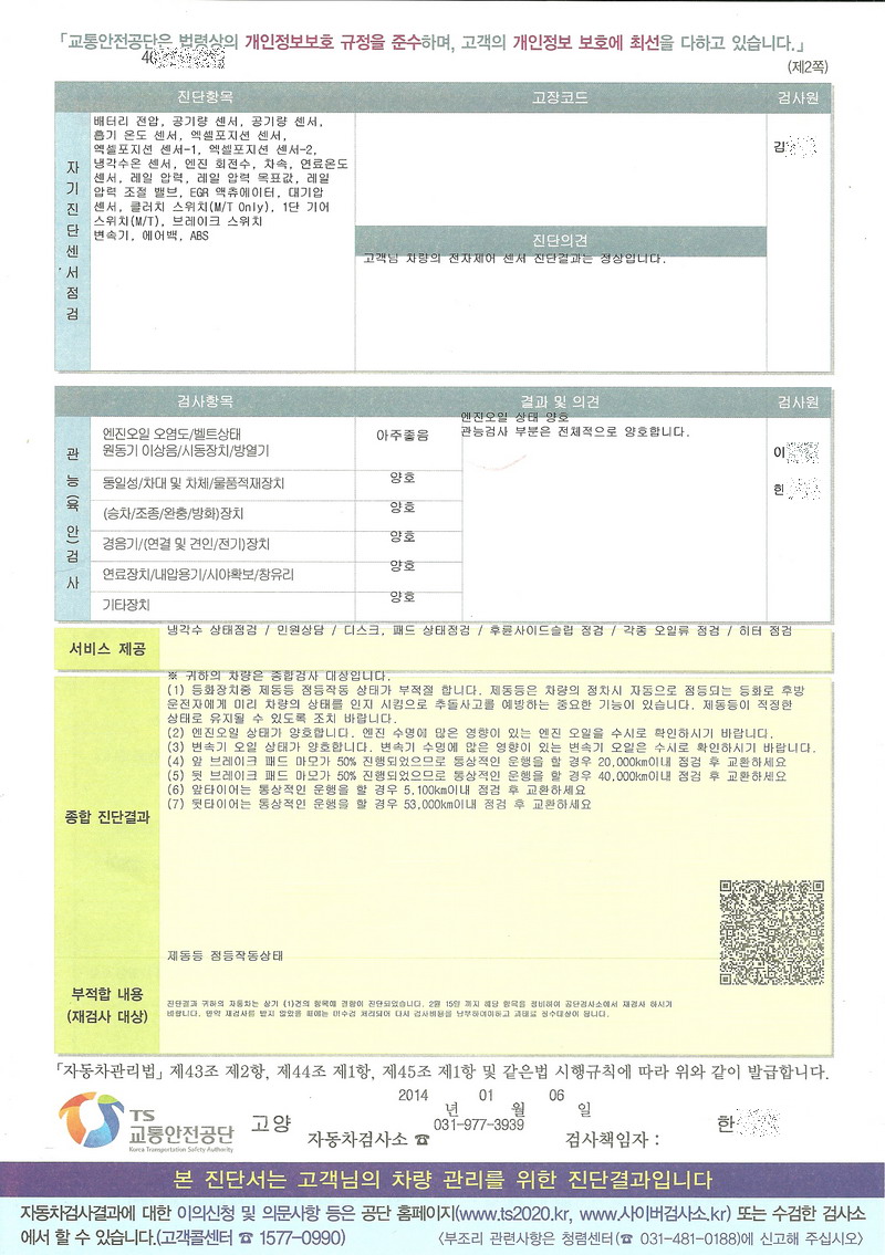 자동차 종합검사