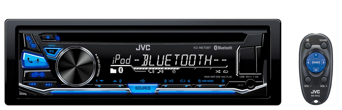 JVC KD-RD97BT와 KD-R870BT 스펙 비교