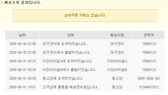 탐론 렌즈 배송조회가 안되더니…